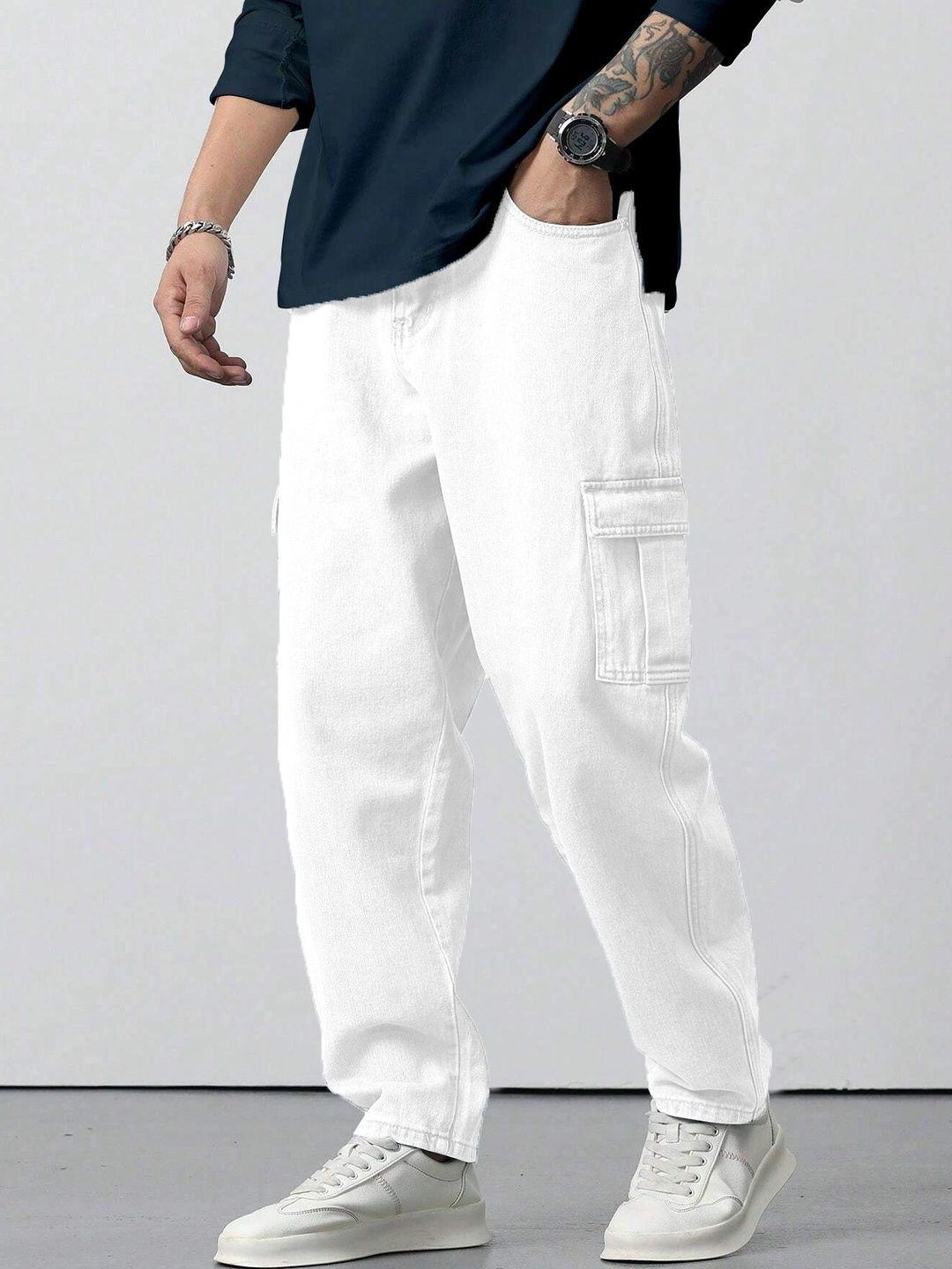 Moda Rapido Men Regular Fit Mid-Rise Light Fade Jeans-picture-18
