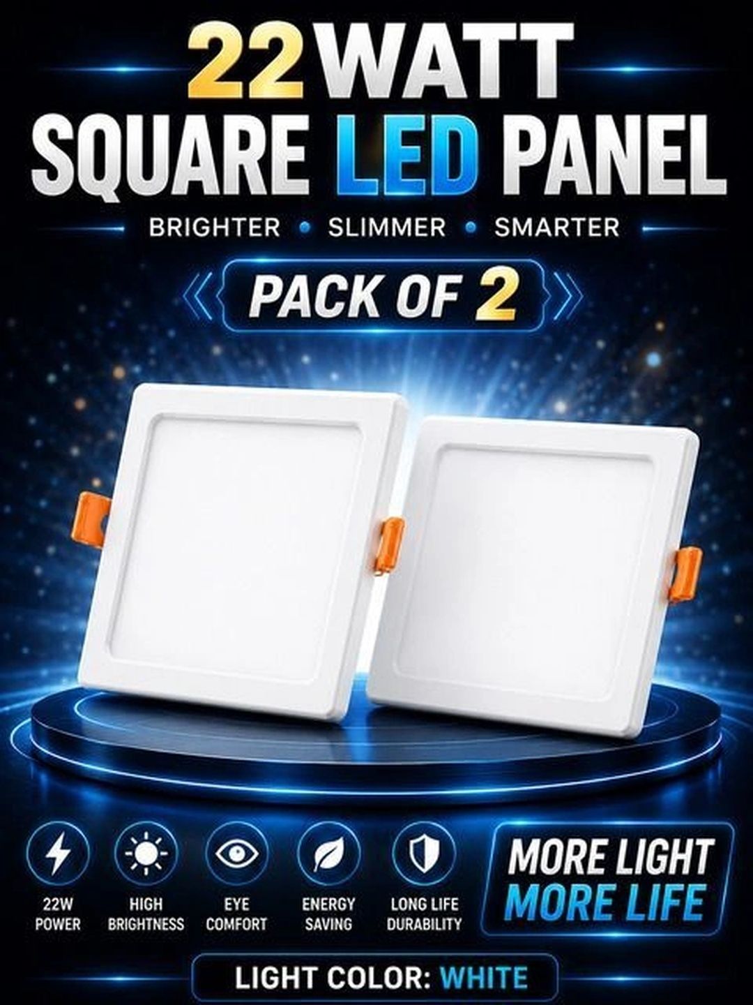 ENORMITY White Acrylic Contemporary Square Shaped Wall Lamp-image-42