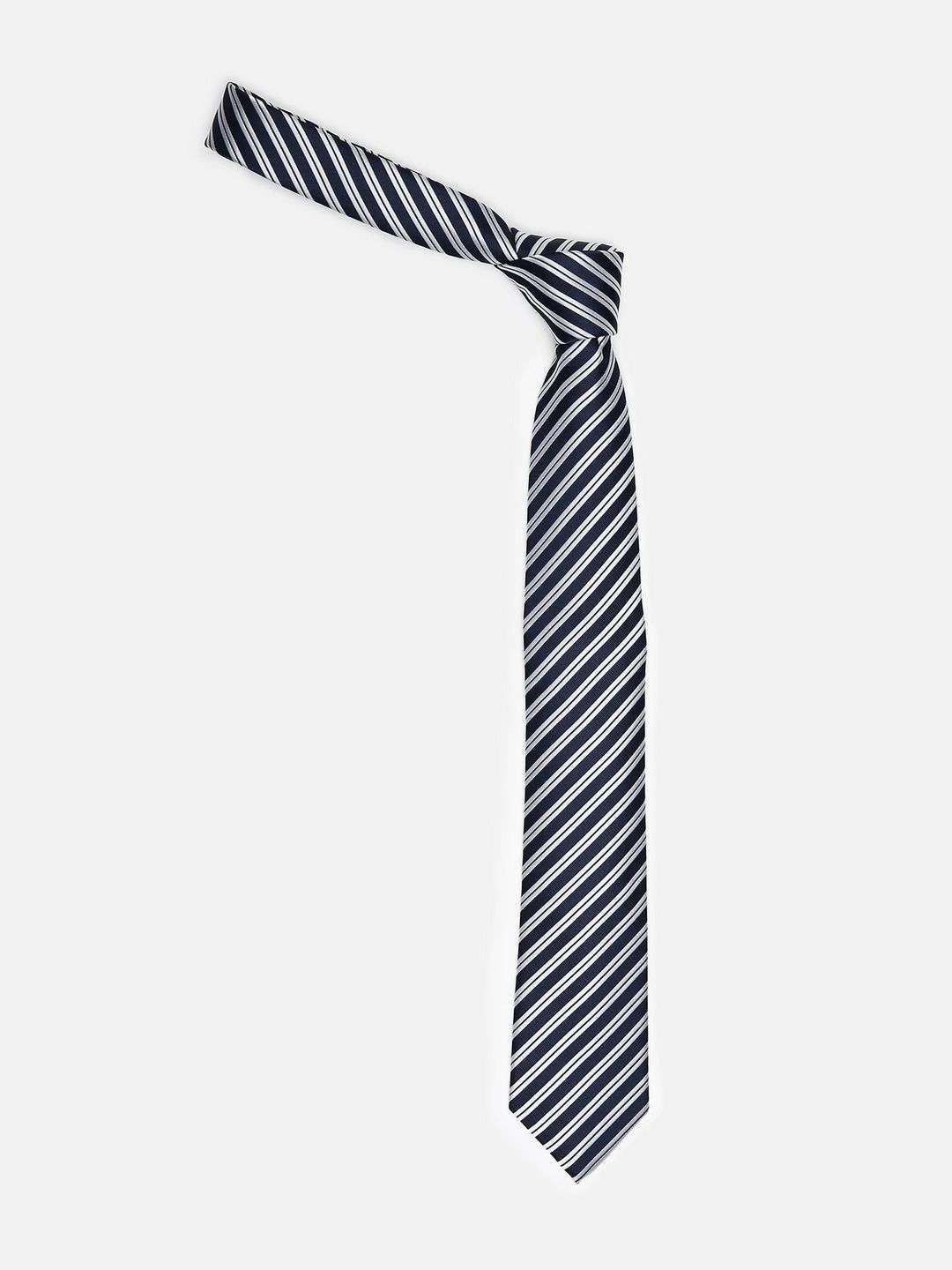 Louis Philippe Men Striped Broad Tie-picture-43