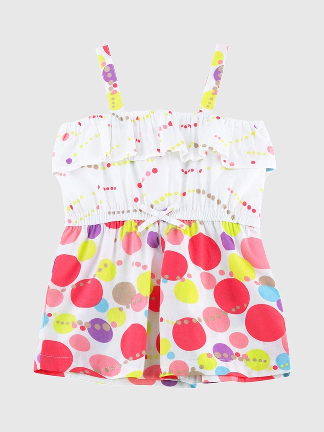 Merrigo Kidz Girls Printed with Ruffles Jumpsuit-picture-57