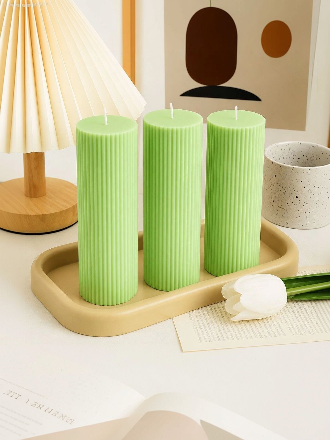 Derben Clove Green 1 pieces Pillar Candle-image-21