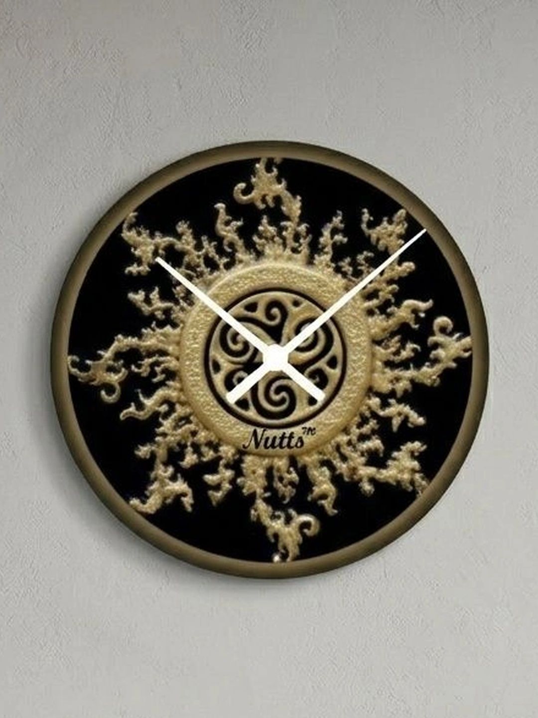 Nutts Multicoloured Embellished Contemporary Wall Clock-picture-28