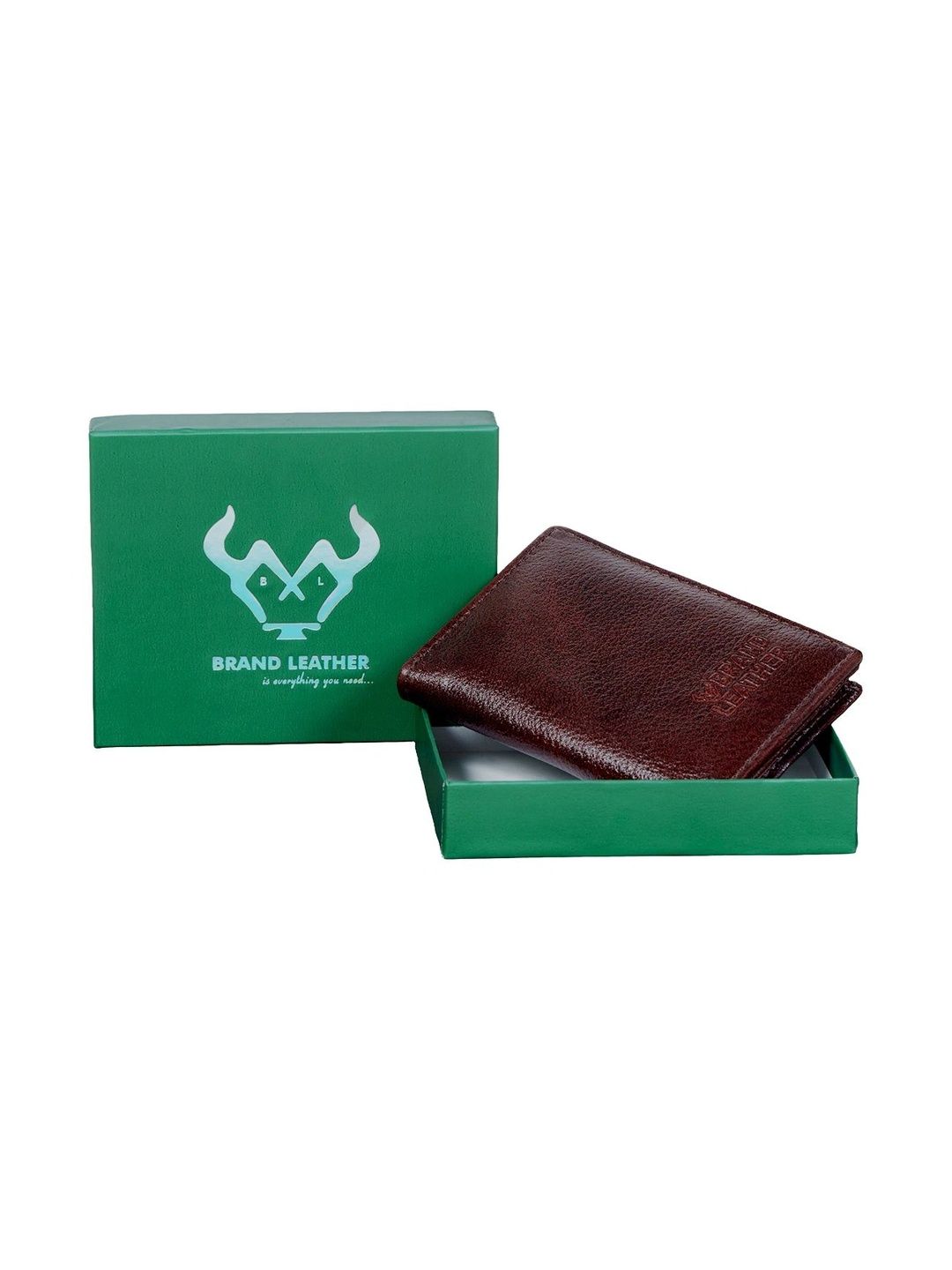 BRAND LEATHER Men Textured Leather Two Fold Wallet-picture-48