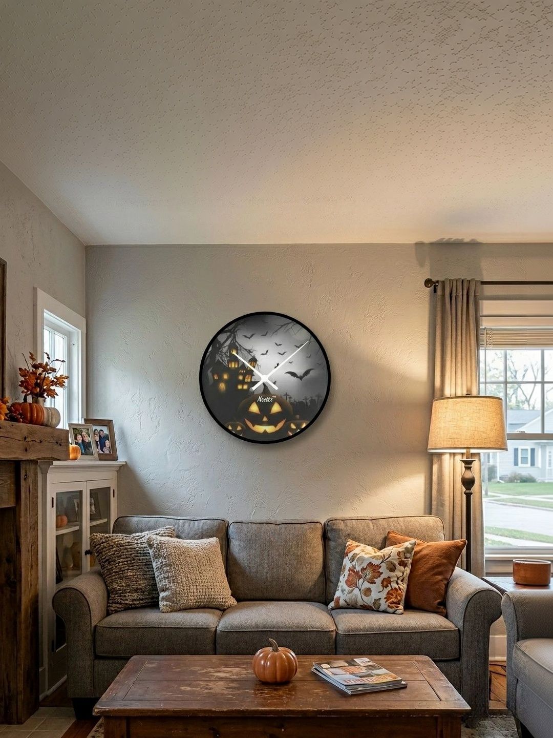 Nutts Multicoloured Printed Wall Clock-picture-21