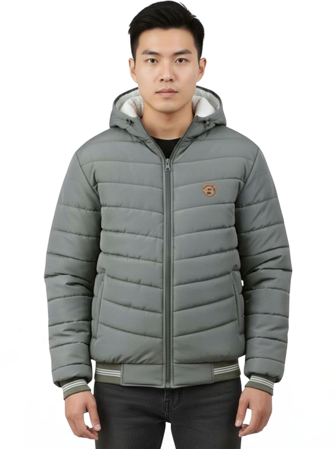 R.Code by The Roadster Life Co. Men Insulator Training or Gym Puffer Jacket-picture-35