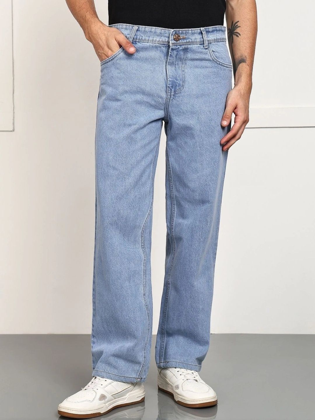 R.Code by The Roadster Life Co. Men Comfort Straight Fit Mid-Rise Jeans-picture-43