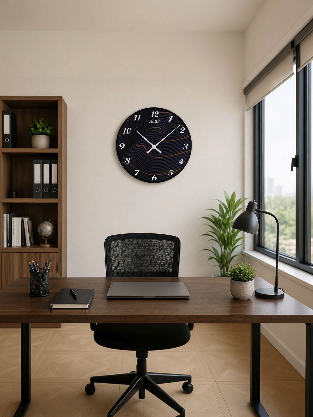 Nutts Multicoloured Printed Wall Clock-picture-13