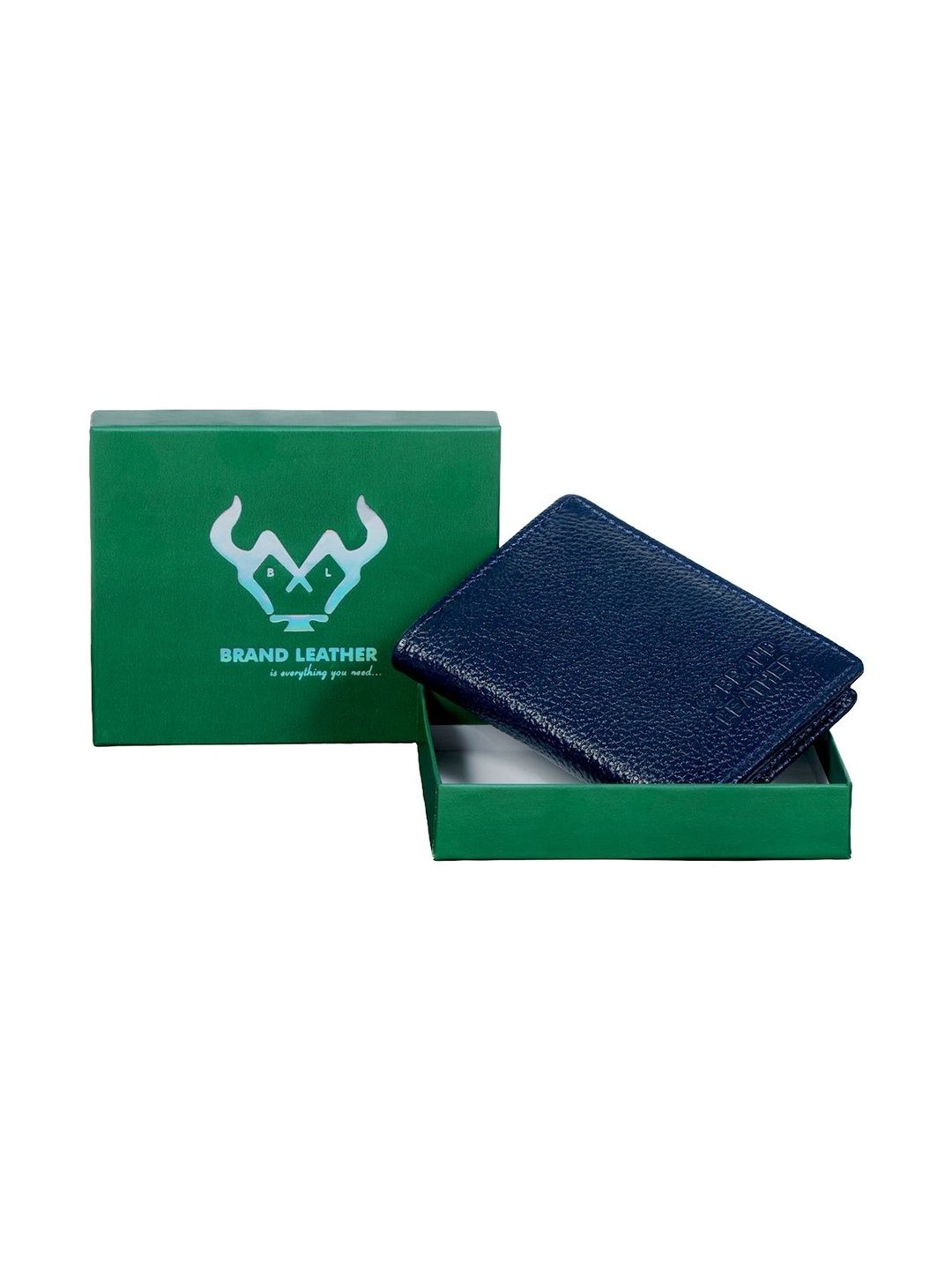 BRAND LEATHER Men Textured Leather Two Fold Wallet-picture-31