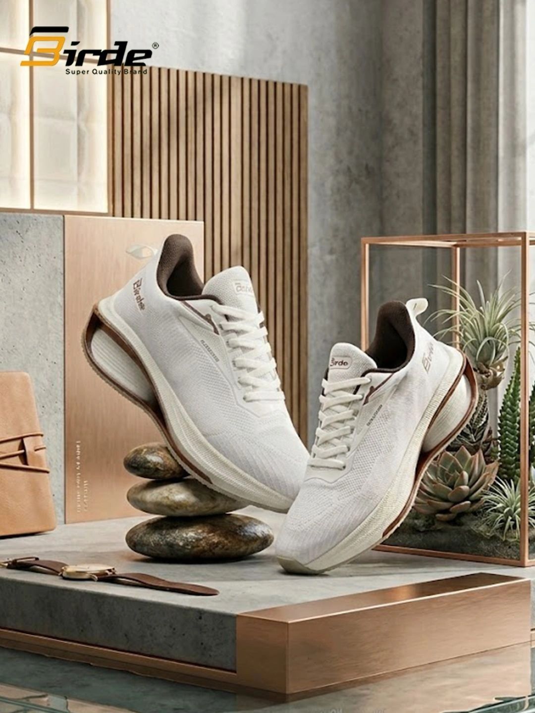 BIRDE Men Mesh Running Shoes-picture-14