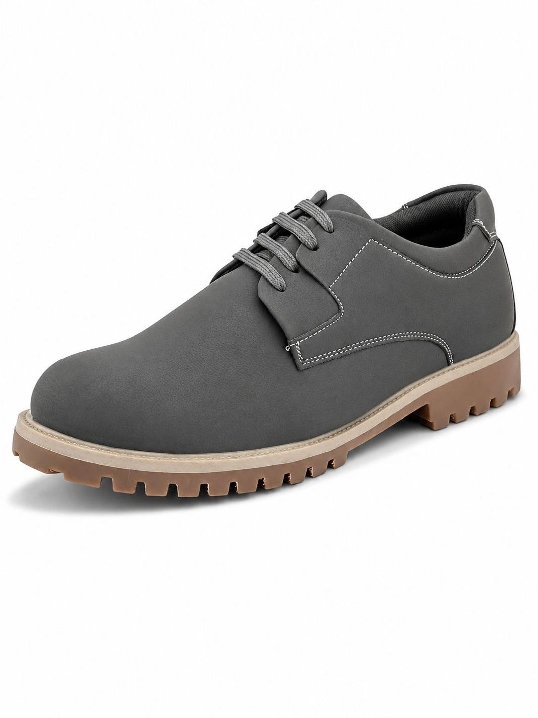 INVICTUS Men Round Toe Lace-Ups Derbys Formal Shoes-picture-15