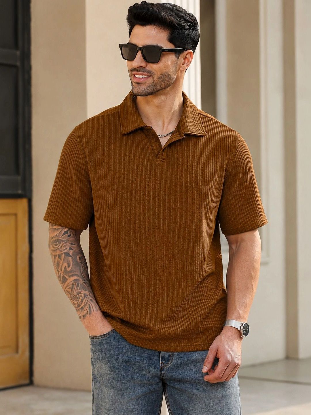 ZILCON Men Polo Collar T-shirt-picture-40