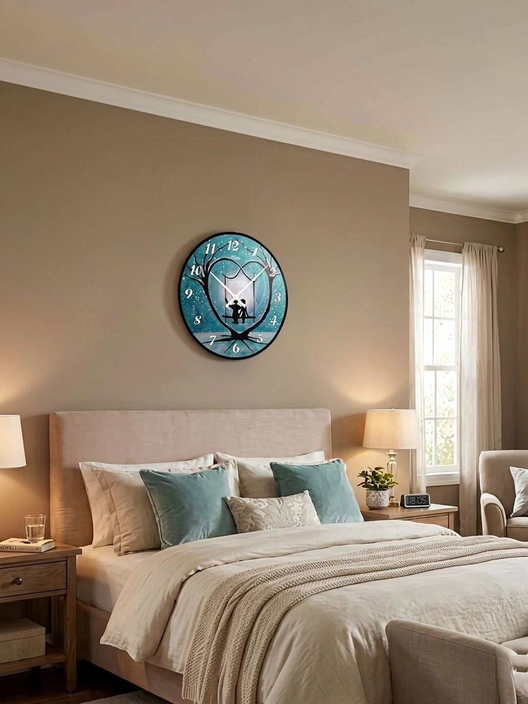 Nutts Multicoloured Printed Wall Clock-picture-51