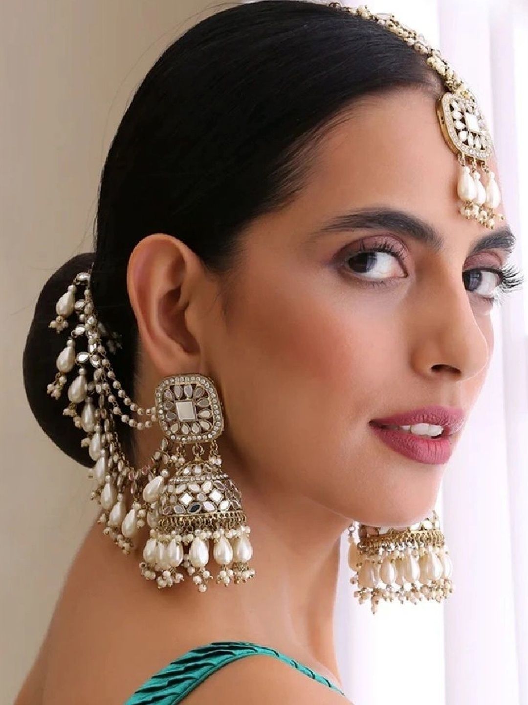 Vivity Circular Jhumkas Earrings-picture-32