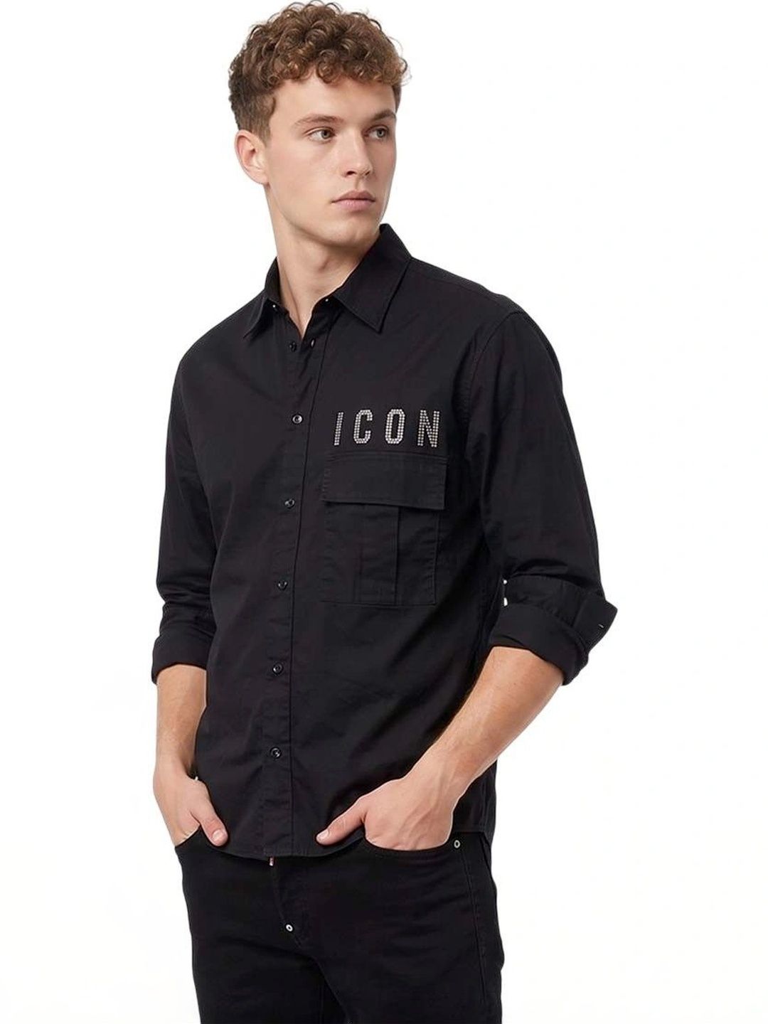 Dsquared2 Men Printed Casual Shirt-picture-10