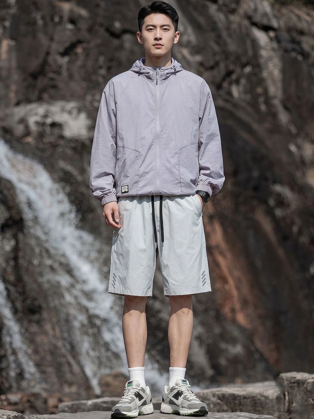 Suo Men Low-Rise Outdoor Shorts-picture-35