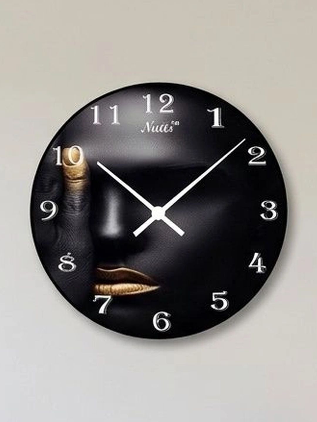 Nutts Multicoloured Printed Contemporary Wall Clock-picture-33
