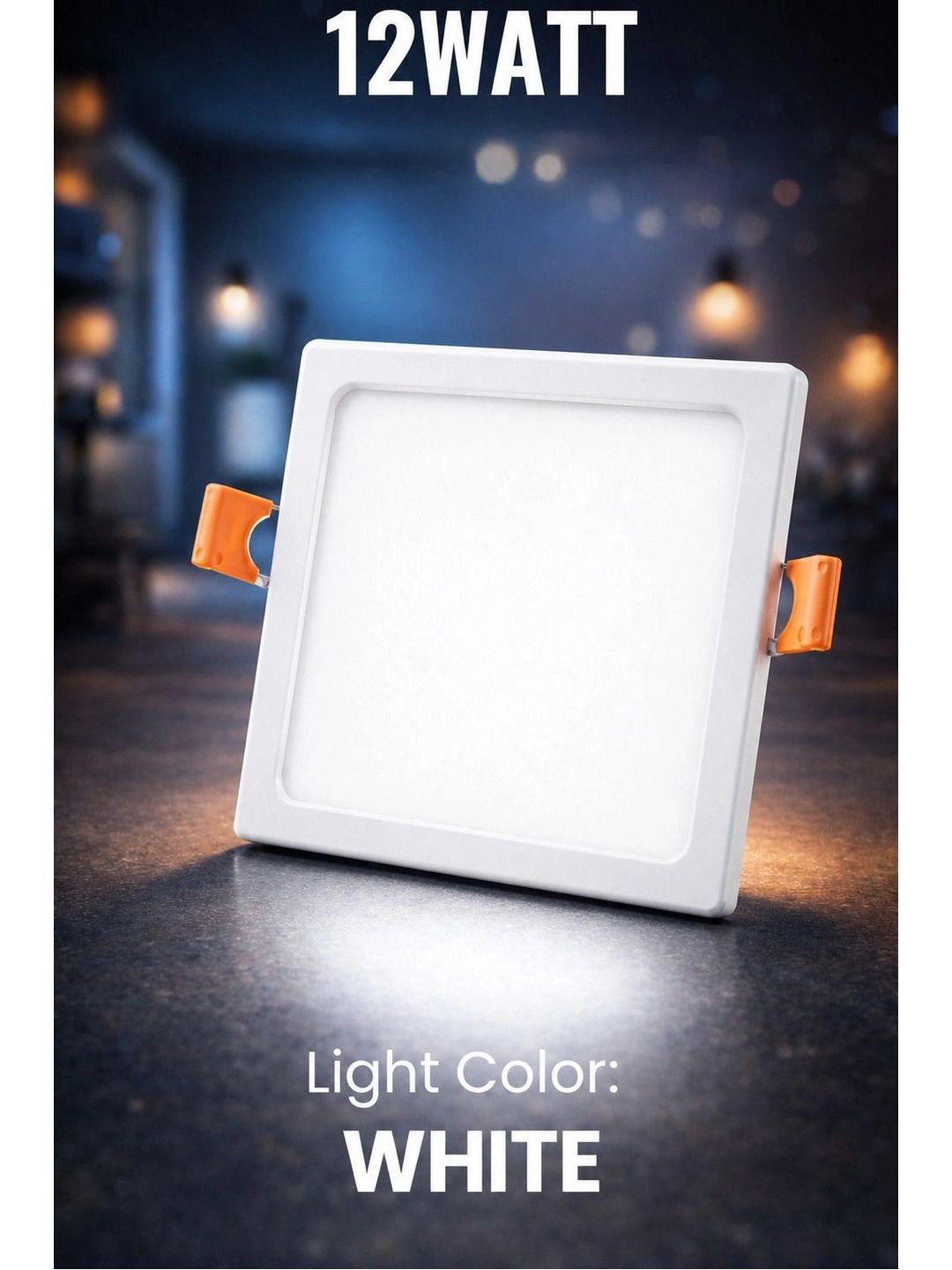 ENORMITY White Acrylic Contemporary Square Shaped Wall Lamp-picture-3