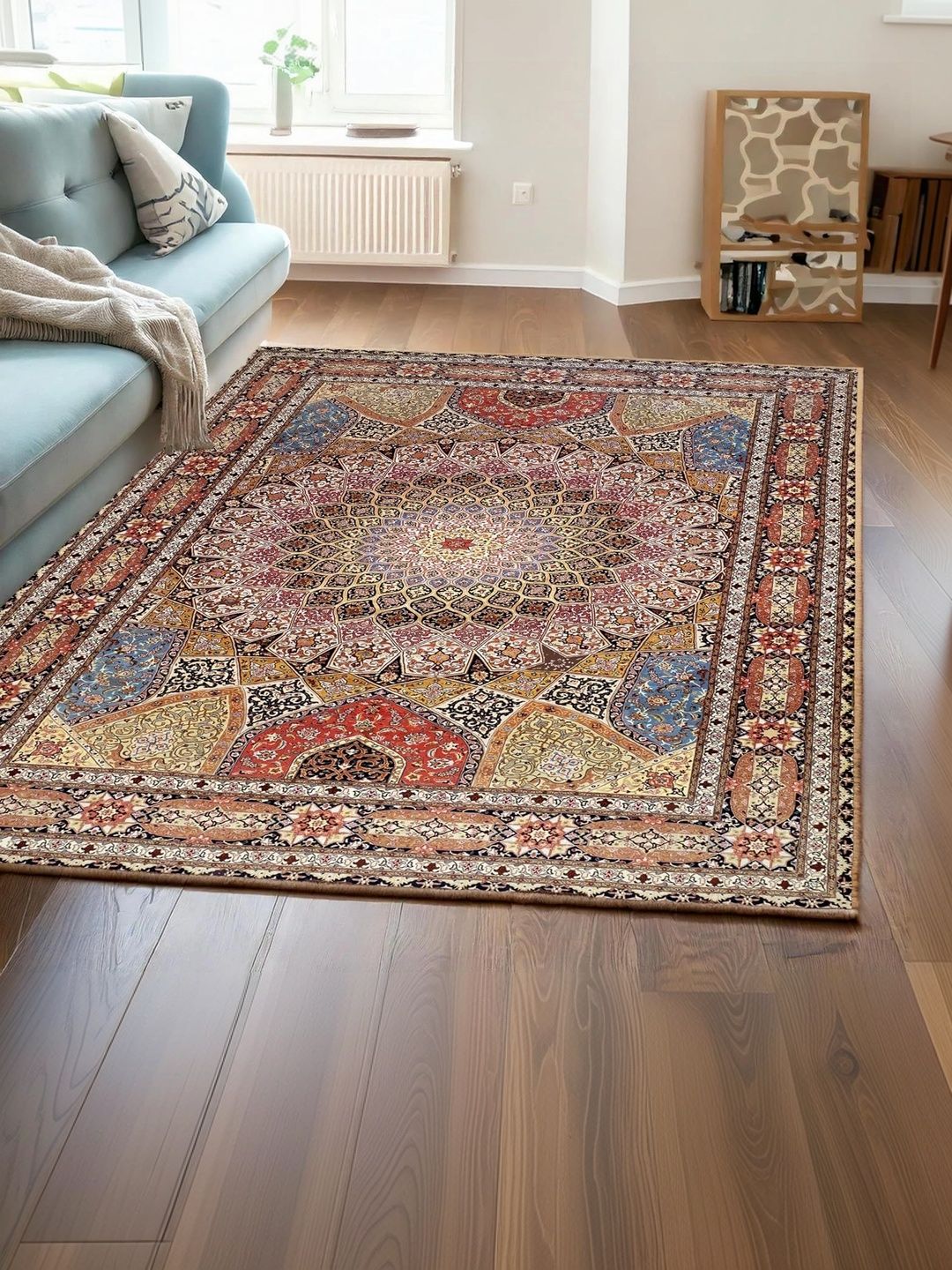 Ishro Home Multicoloured Traditional Anti-Skid Other Carpet-picture-21