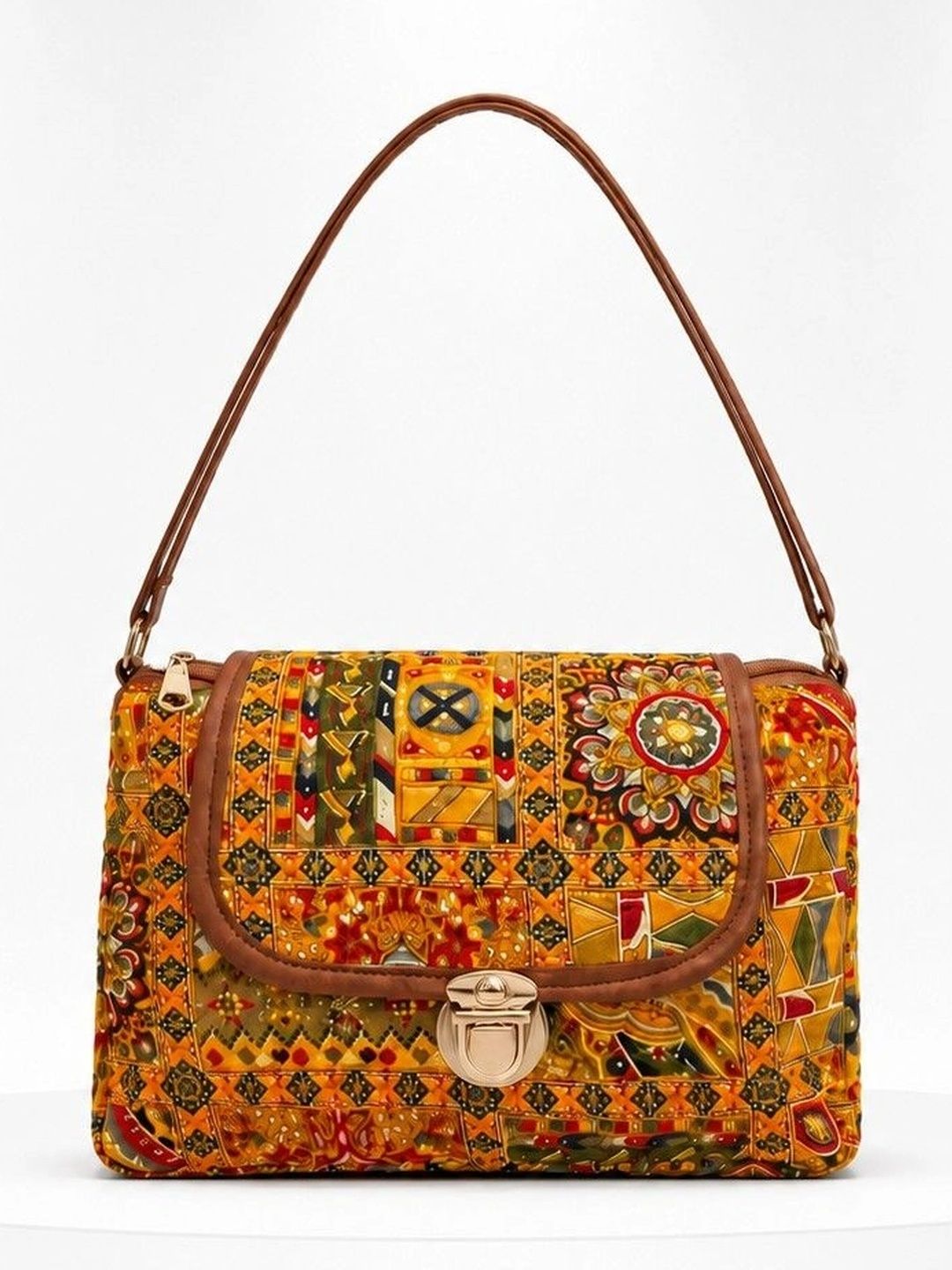 HERE&NOW Ethnic Motifs Printed Shoulder Bag-picture-30