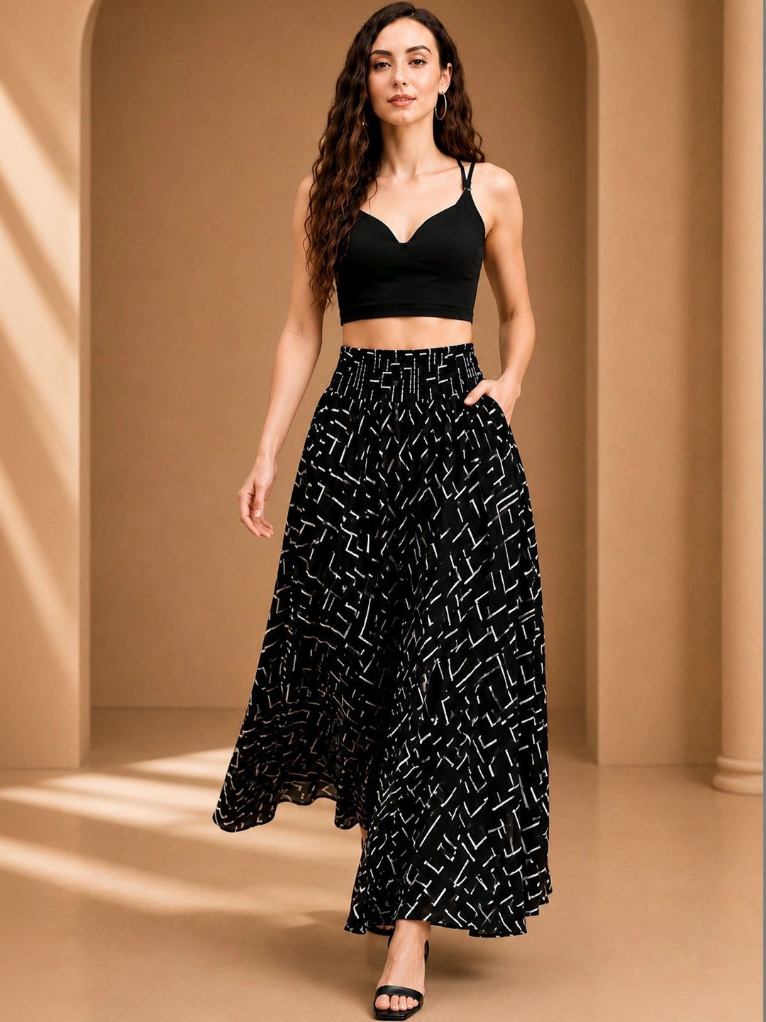 BLESSICA Women Printed Palazzos-picture-55