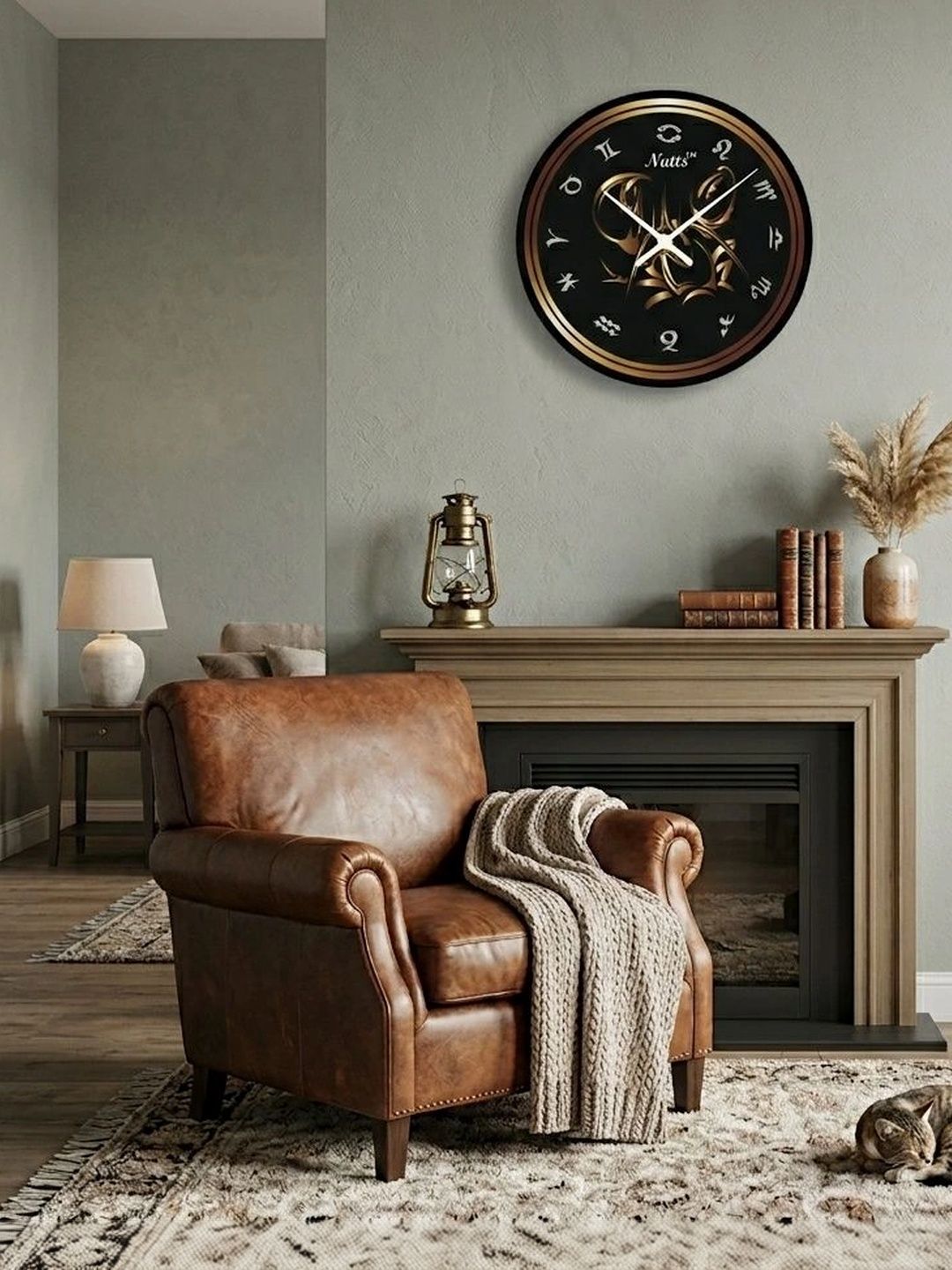 Nutts Multicoloured Printed Wall Clock-picture-28