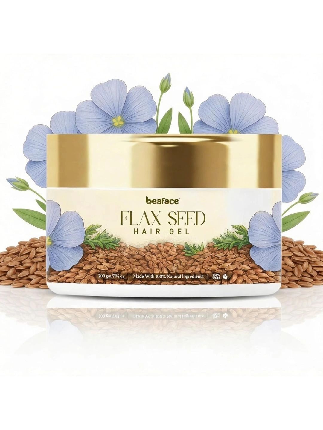 Beaface Flax Seed Hair Styling Gel - 200 g-image-22
