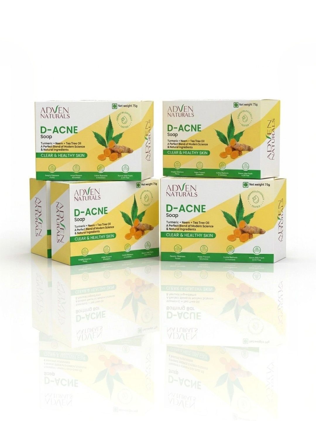 ADVEN Set of 5 D-Acne Hydration Soap - 75 g Each-picture-23
