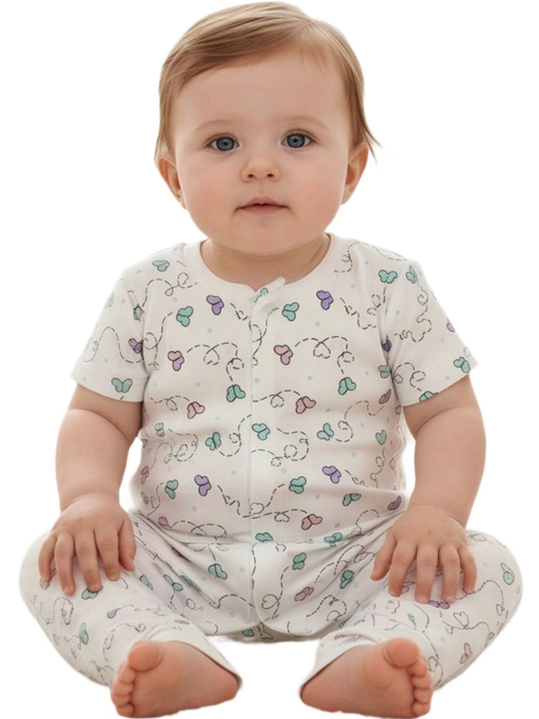 Toddle and Care Girls Printed Basic Jumpsuit-picture-52