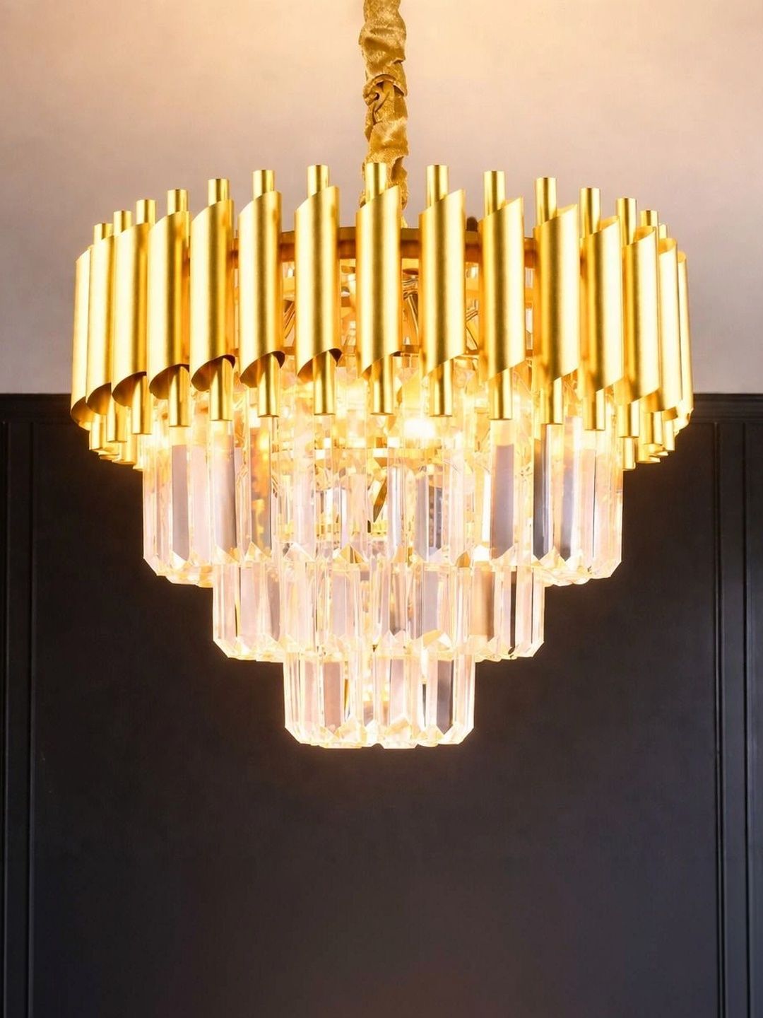 ENORMITY Gold-Toned Contemporary Ceiling Lamp-picture-15