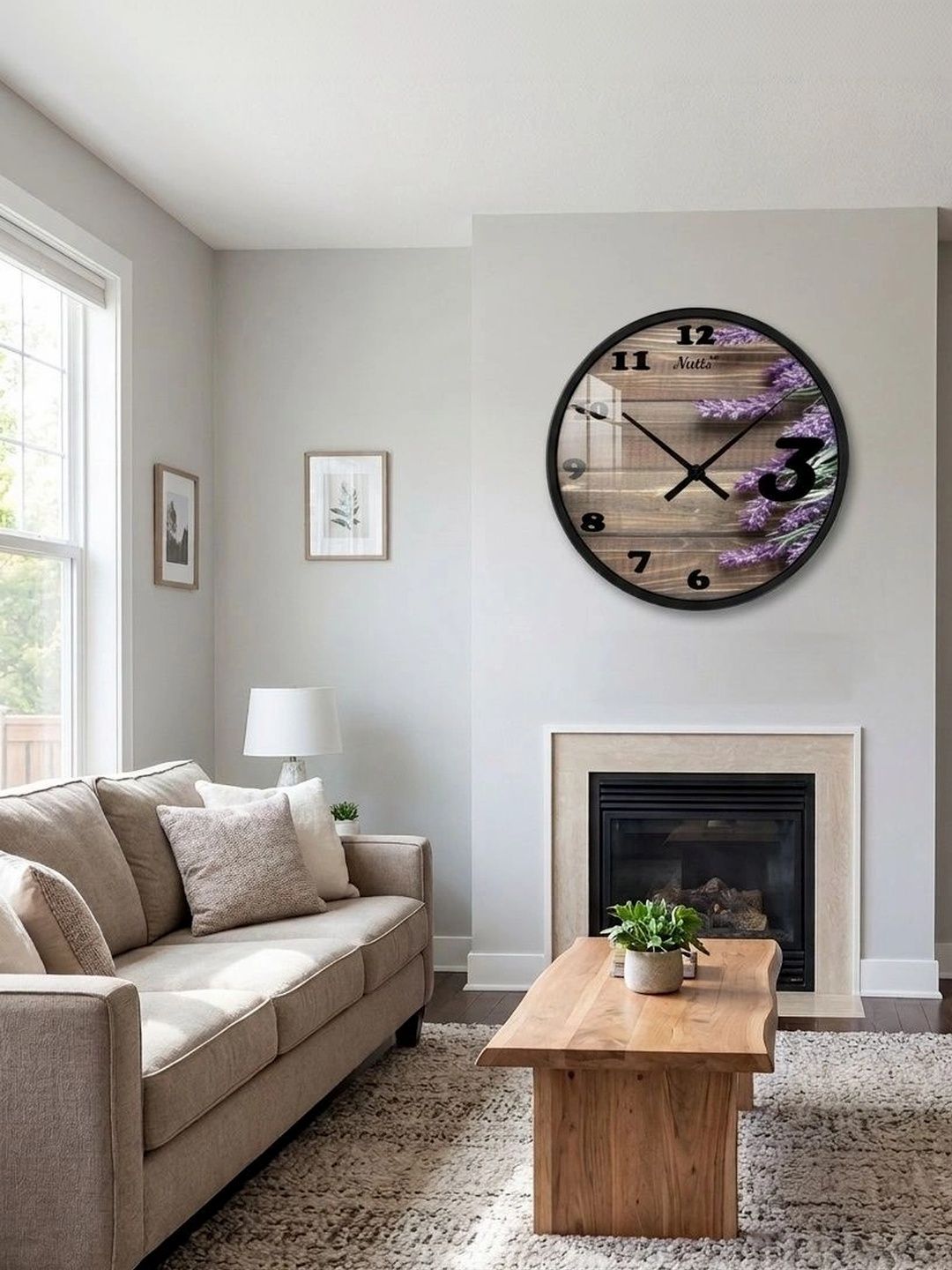 Nutts Multicoloured Printed Wall Clock-picture-24