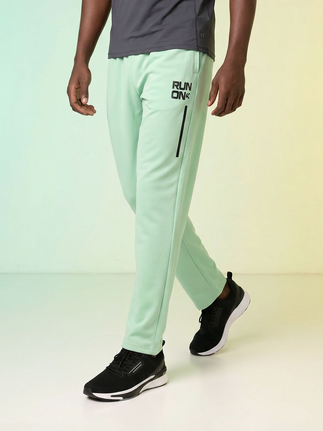 HRX by Hrithik Roshan Men Regular Fit Typography Printed Running Track Pants-picture-16