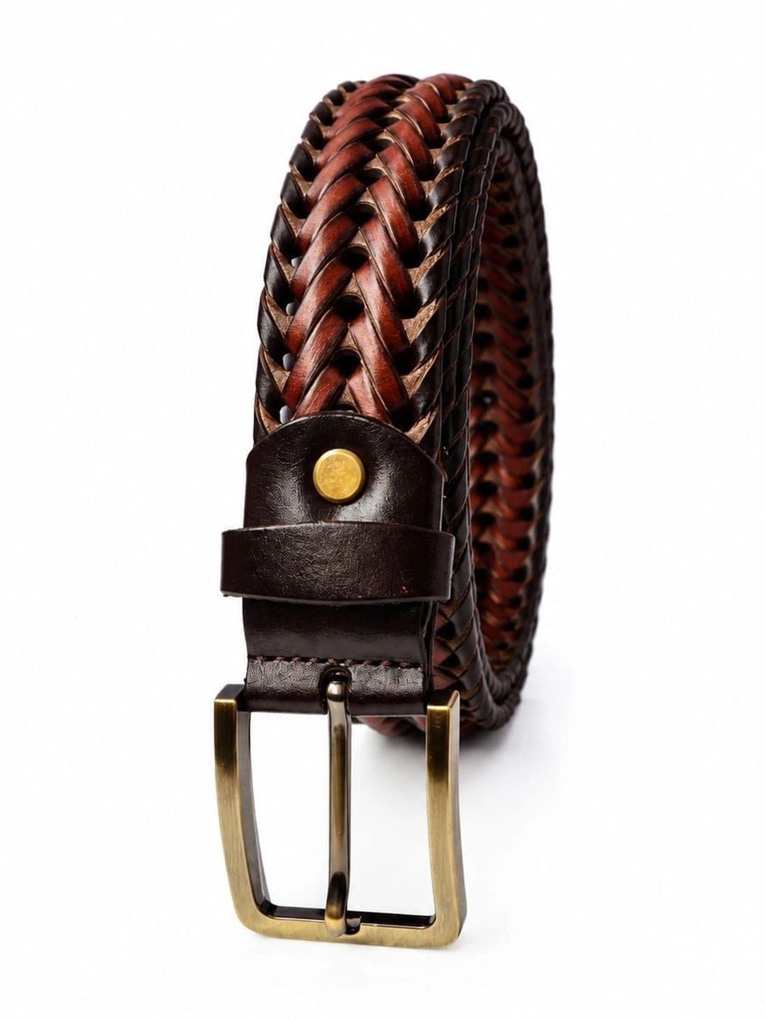 FALVIAN Men Braided Leather Belt-picture-16