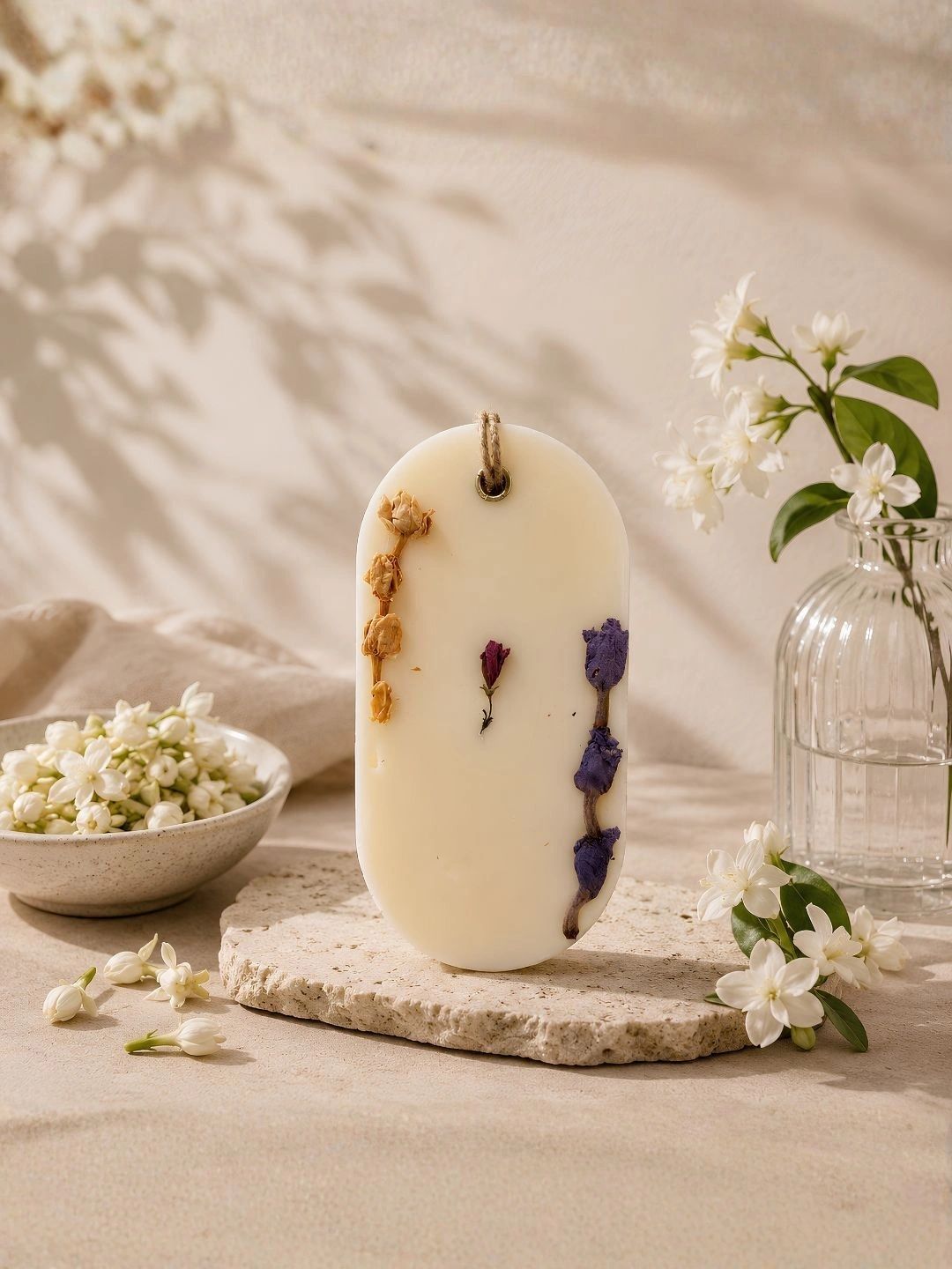 Desam Organics Jasmine Scented Soy Wax Fragrance Bar-image-36