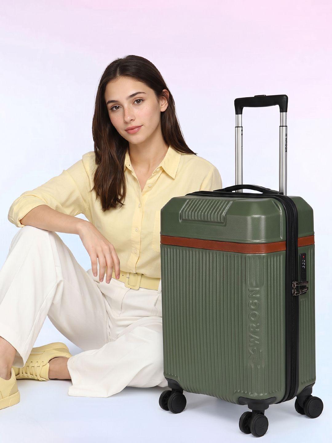 WROGN Textured Hard-Sided Small Trolley Bag 37 L-picture-23