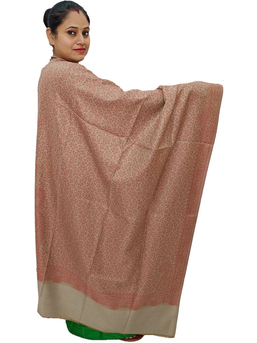 SPRHA Women Botanical Woven Design Shawl-picture-34