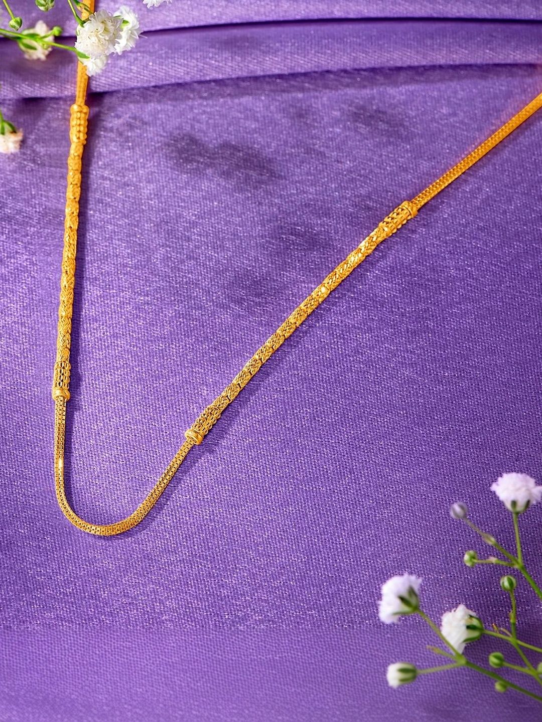 P N GADGIL JEWELLERS 22KT Gold Luminary Fancy Chain - 11 g-picture-17