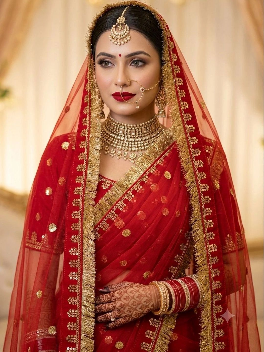 Radha Rang Wedding & Bridal Dupatta Ethnic Motifs Embroidered Dupatta with Zari-picture-48