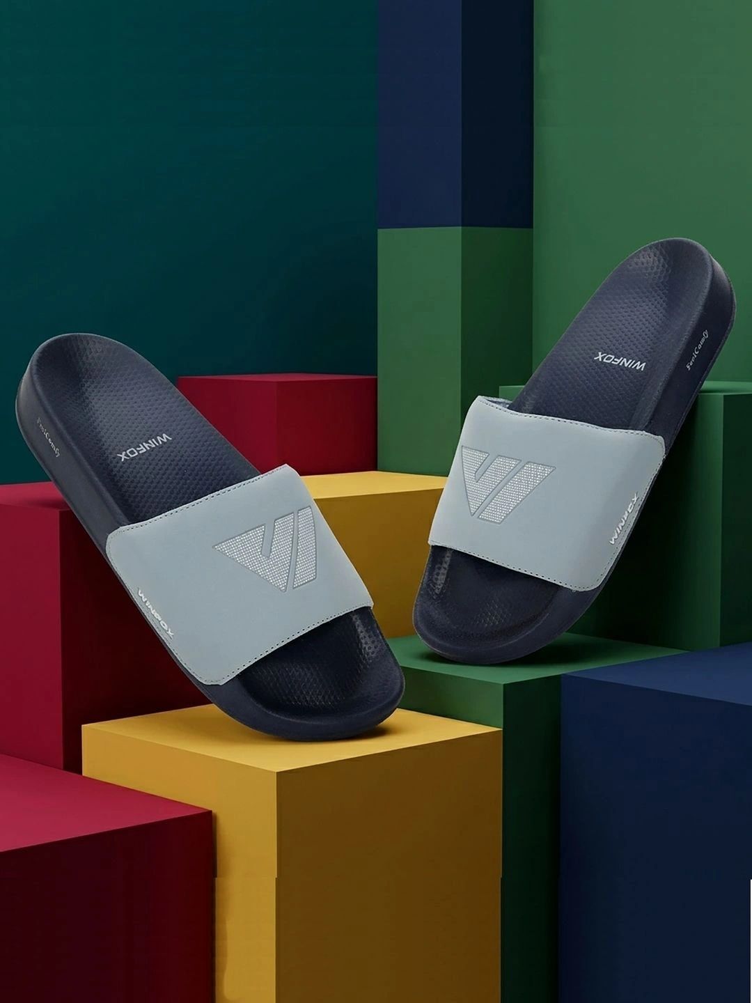 WINFOX Men Casual Sliders-picture-54
