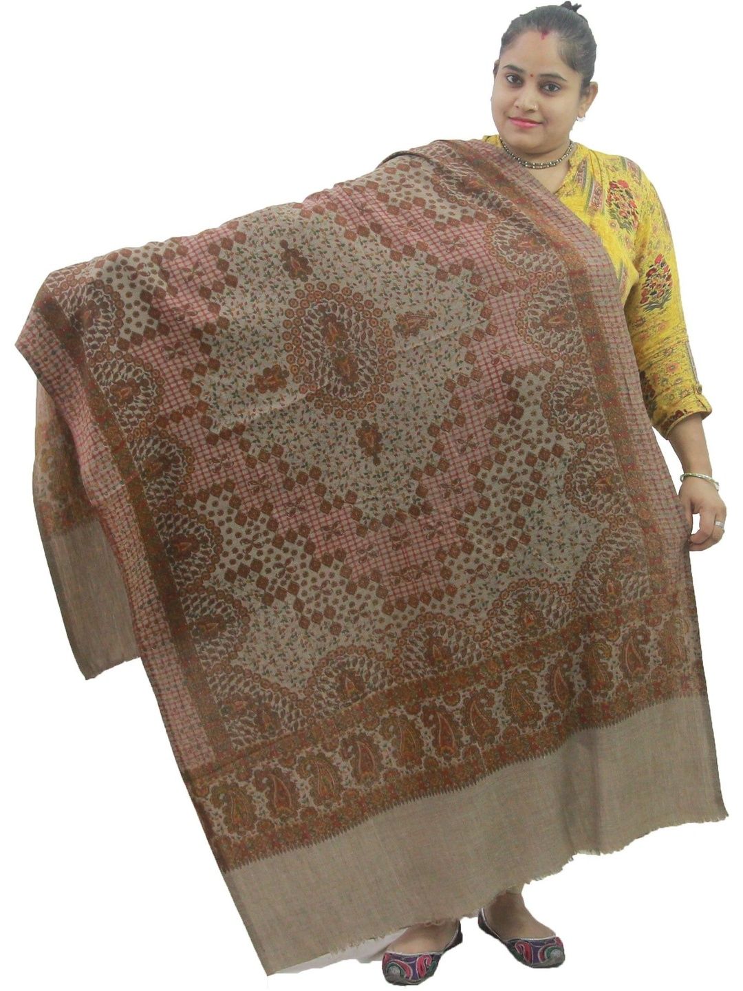 SPRHA Women Ethnic Motifs Printed Shawl-image-44