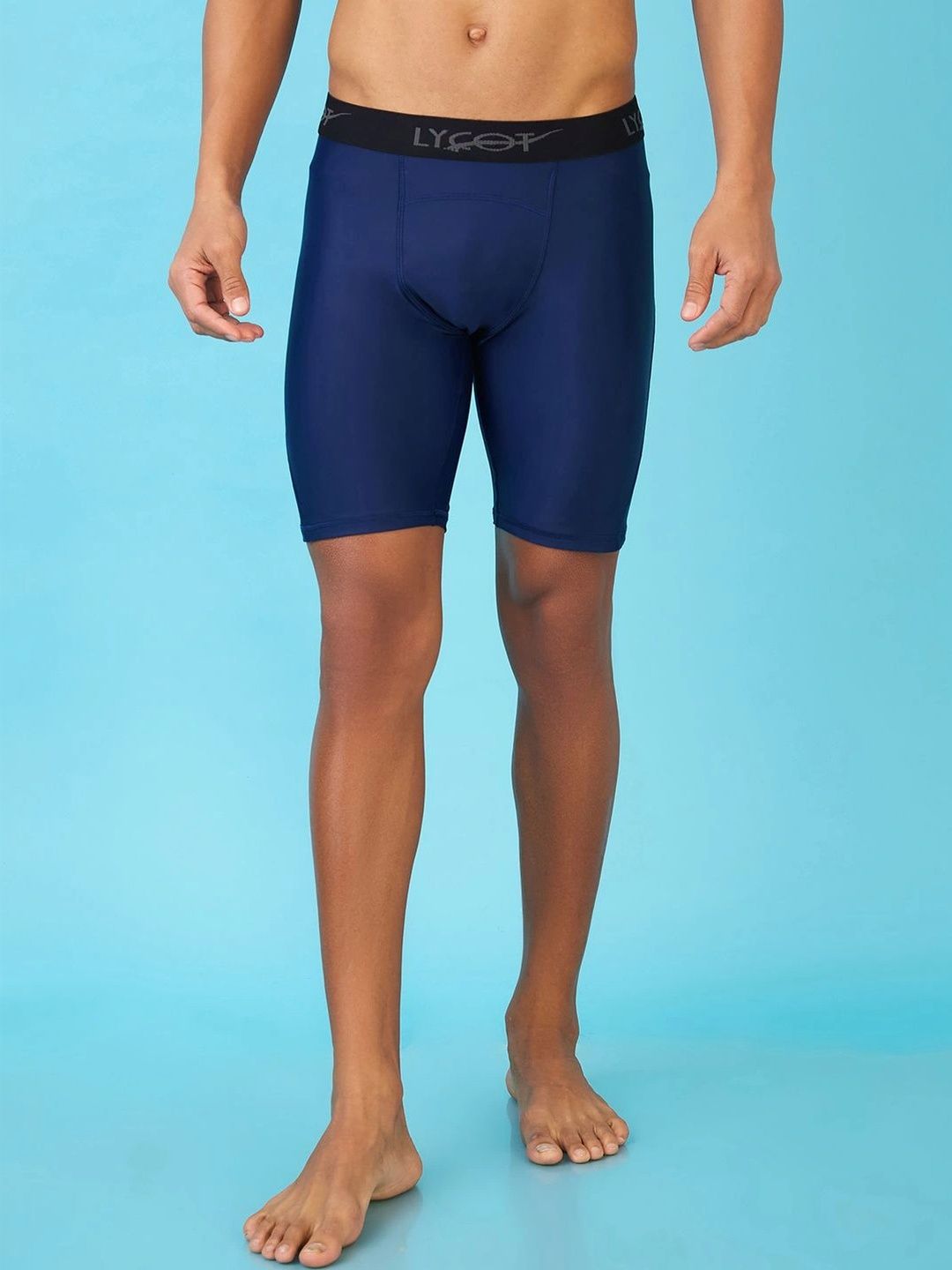 LYCOT Solid Nylon Elastane Trunks-picture-13