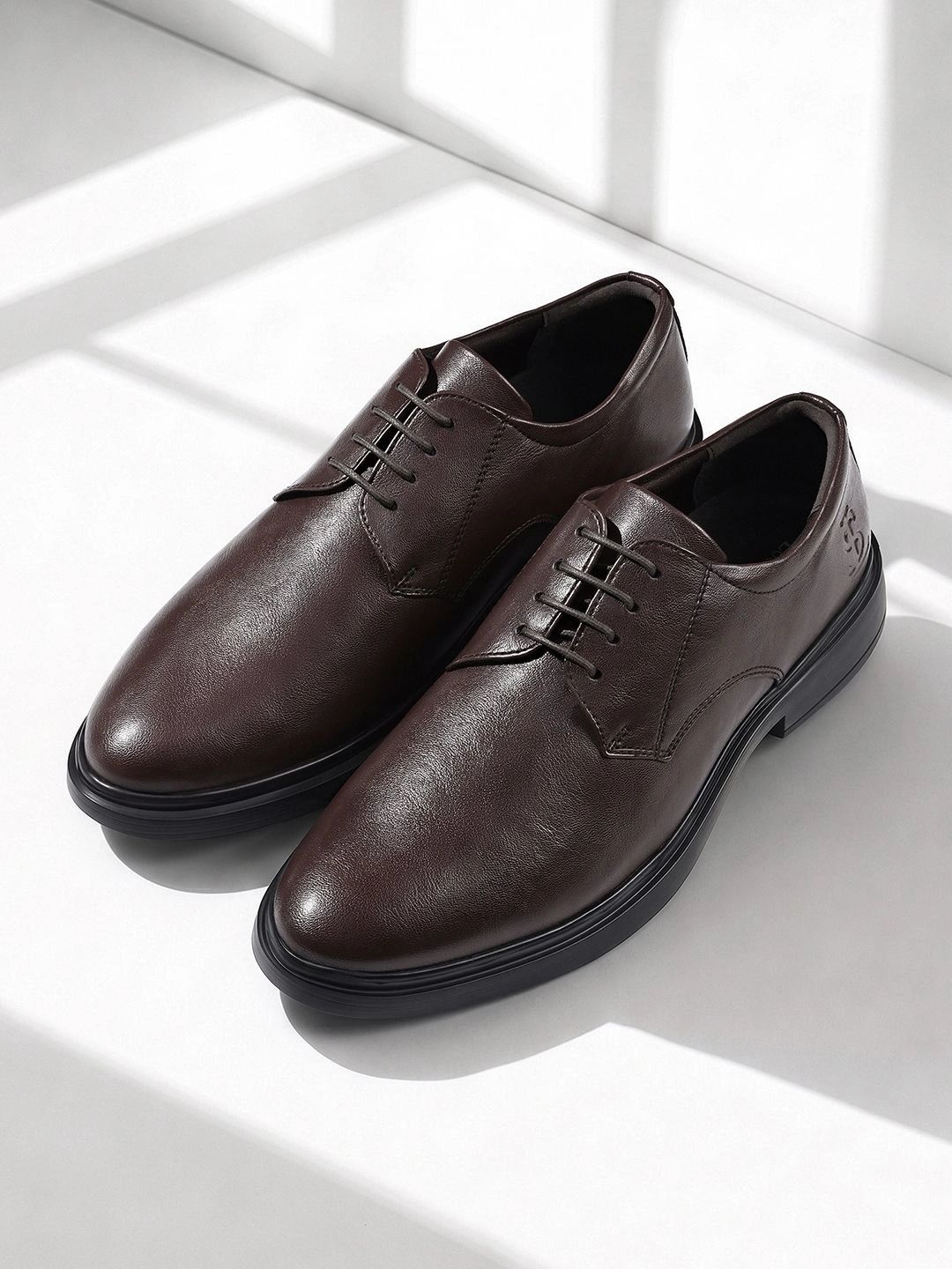 LOUIS STITCH Men Round Toe Lace-Ups Formal Derbys-picture-41