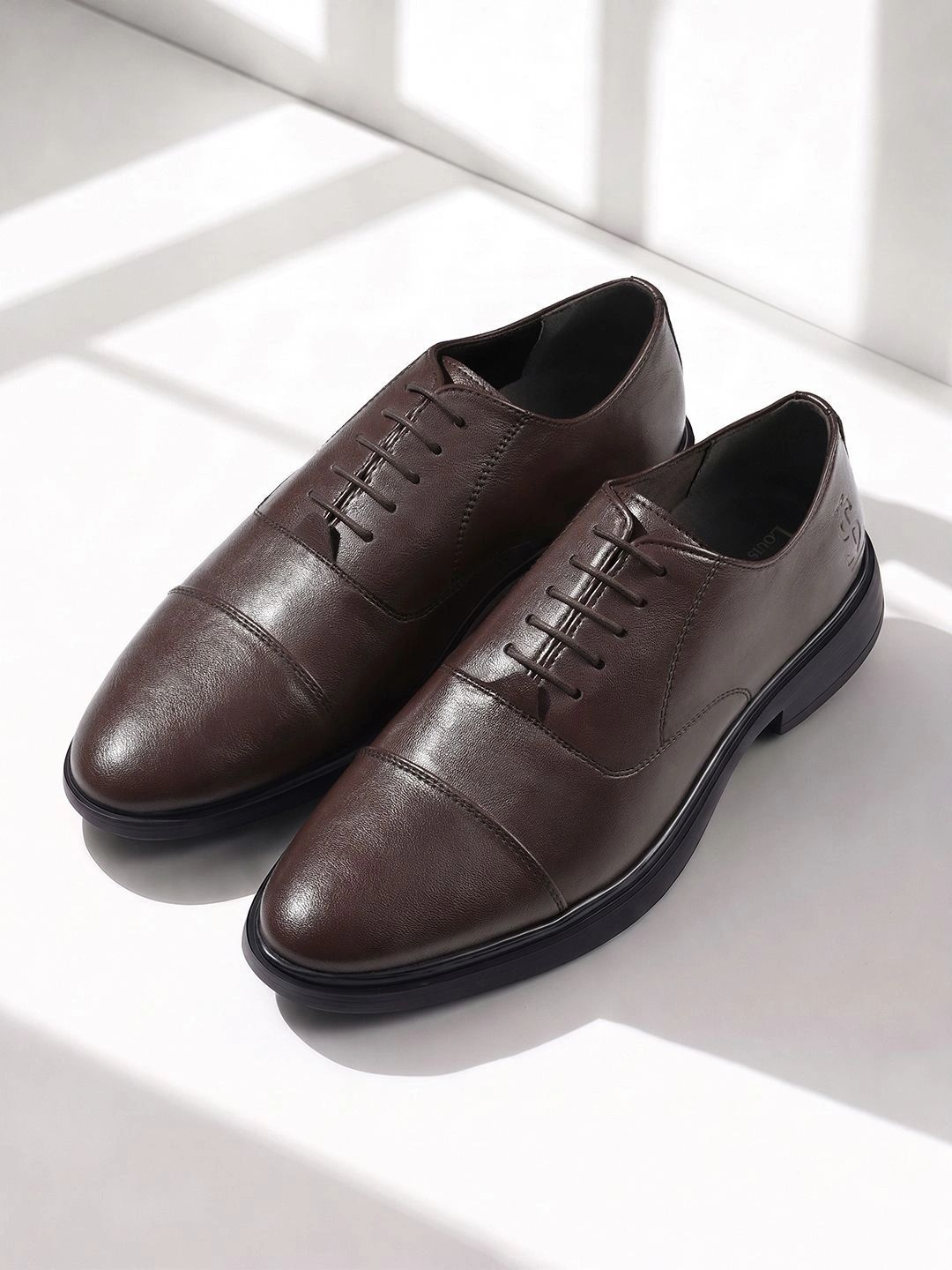 LOUIS STITCH Men Round Toe Lace-Ups Formal Oxfords-picture-40