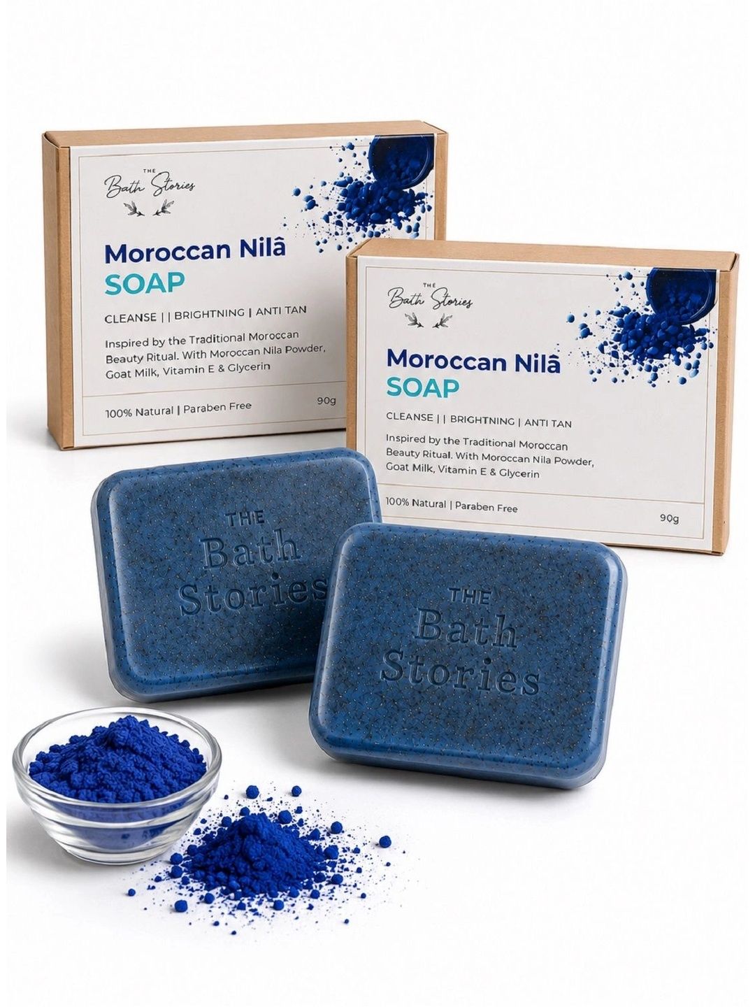 The Bath Stories Set Of 2 Moroccan Nila Soap With Vitamin E - 90 g Each-picture-36
