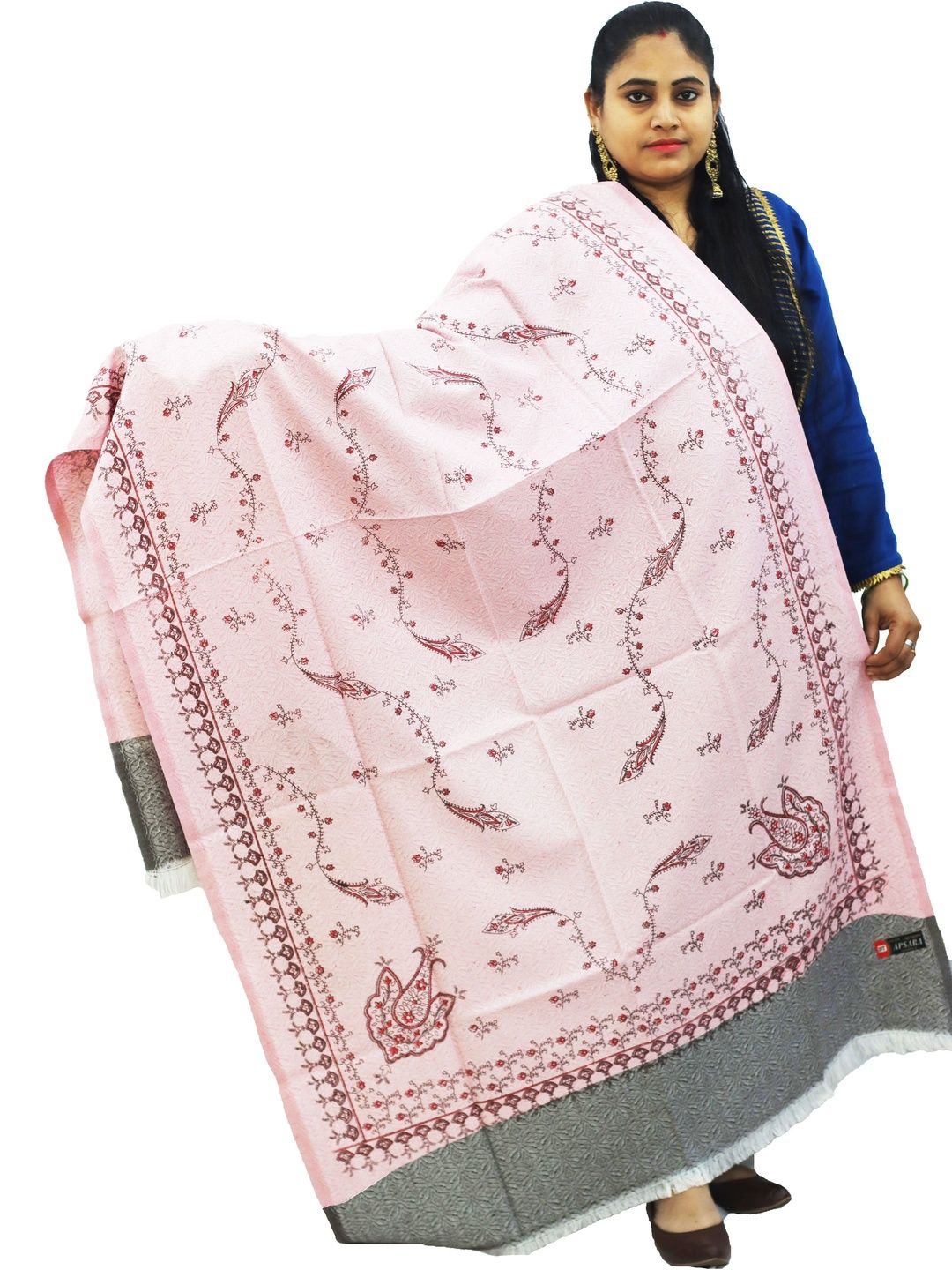 SPRHA Women Ethnic Motifs Printed Shawl-image-47