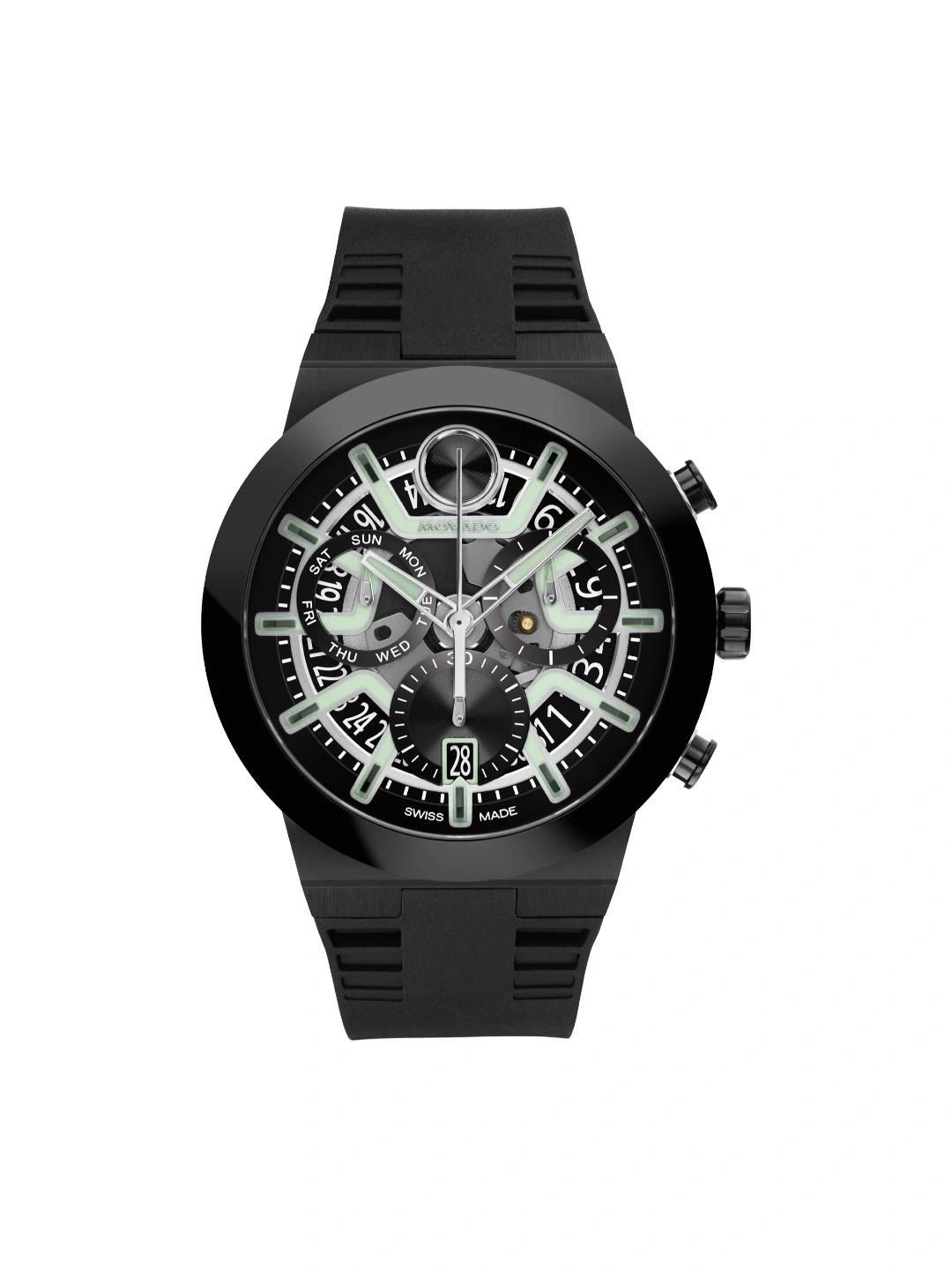 MOVADO Men Skeleton Dial & Straps Analogue Chronograph Watch 3601284-picture-56