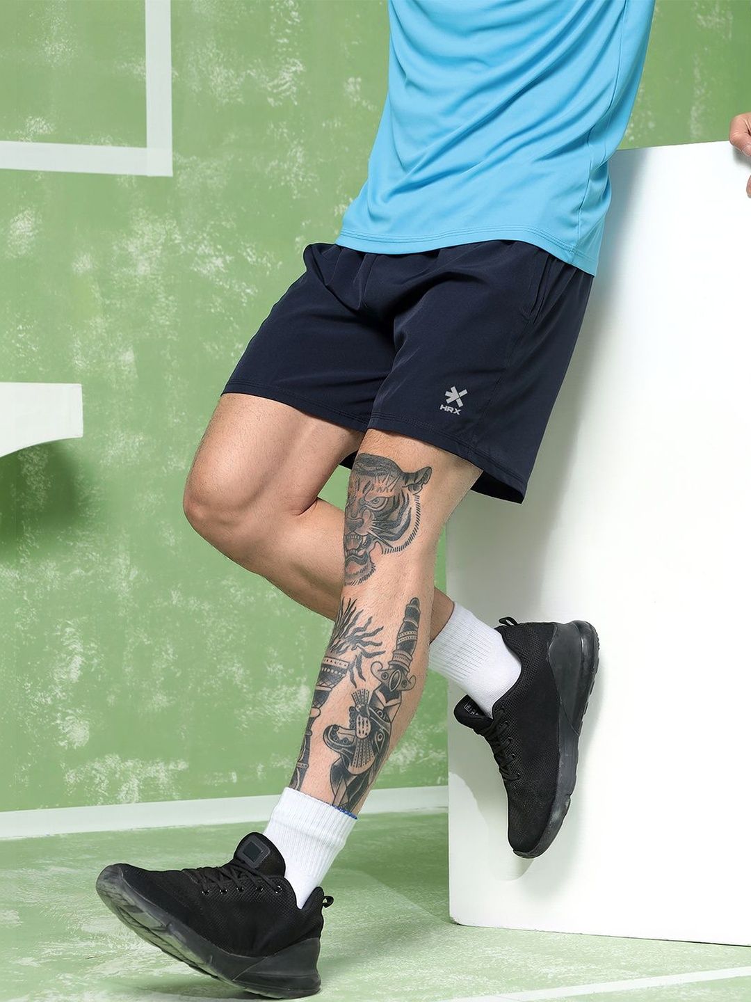 HRX by Hrithik Roshan Men Training or Gym Sports Shorts-image-49