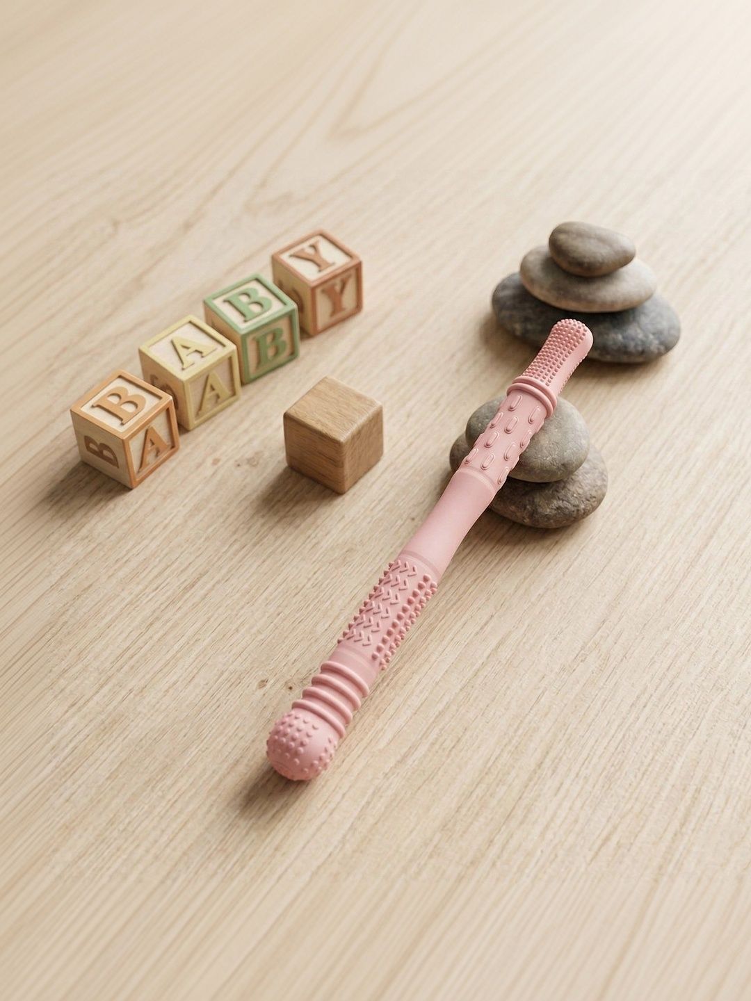 ORTIS GLOBAL TRADE Stick Straws Teether - Pink-picture-45
