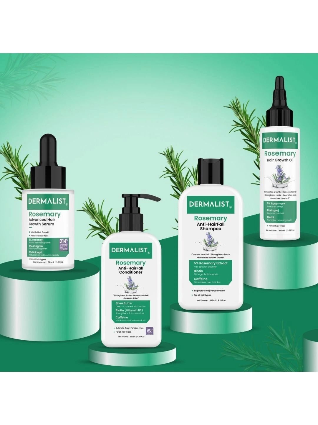 Dermalist Set Of 4 Serum - 30 ml, Shampoo, Conditioner - 200 ml Each & Hair Oil - 100 ml-picture-15