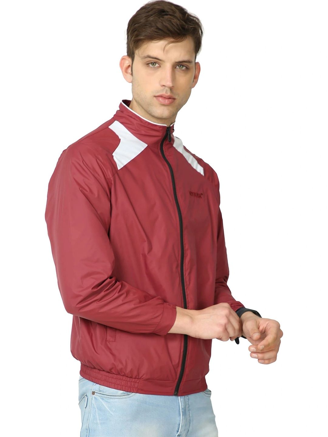 RYKER Men Colourblocked Lightweight Sporty Jacket-picture-34