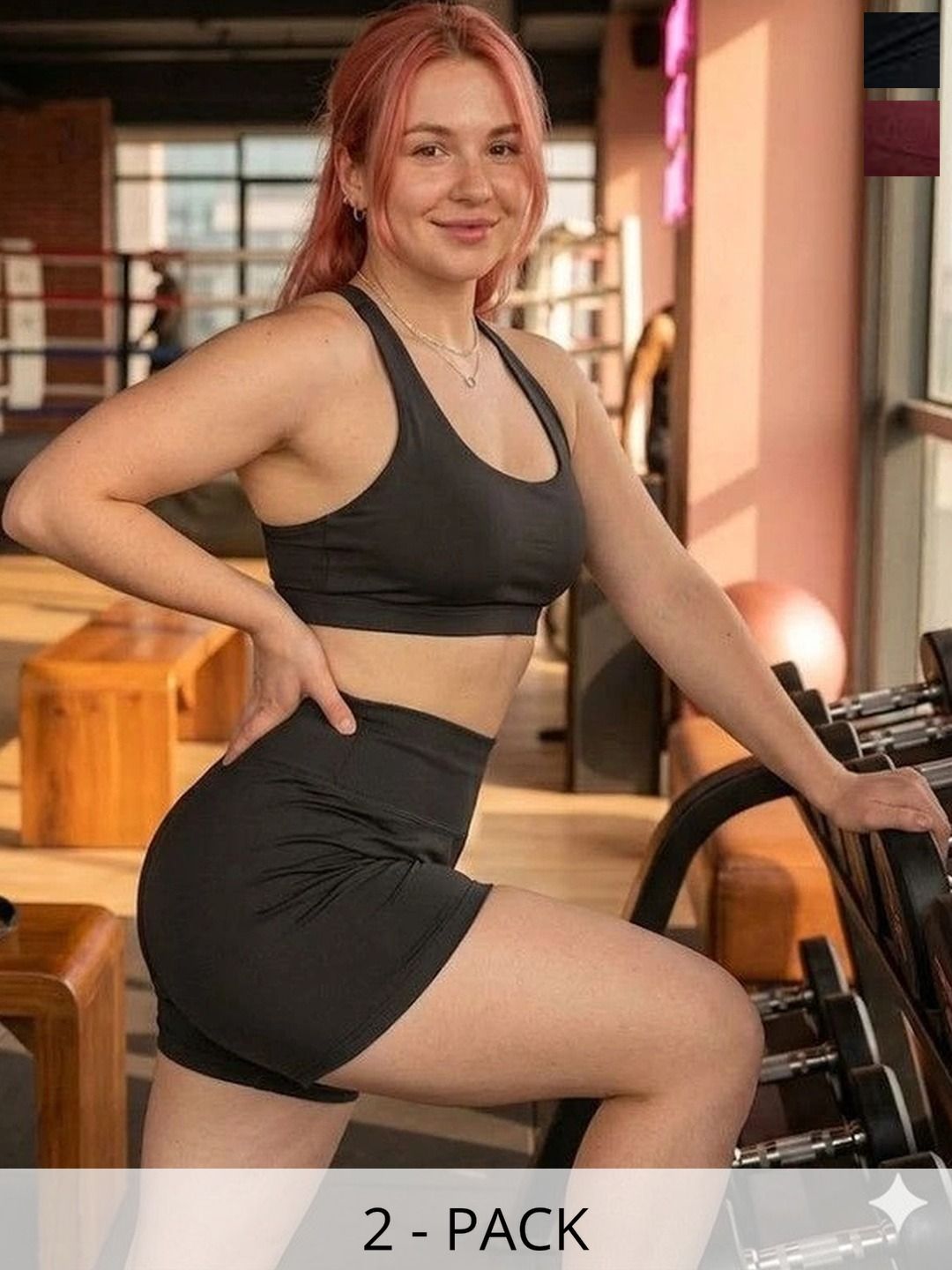 Fasha Women Slim Fit Training or Gym Shorts-picture-54